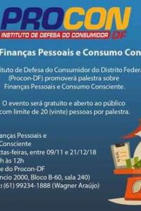 Procon dará palestras sobre organização financeira para evitar consumismo